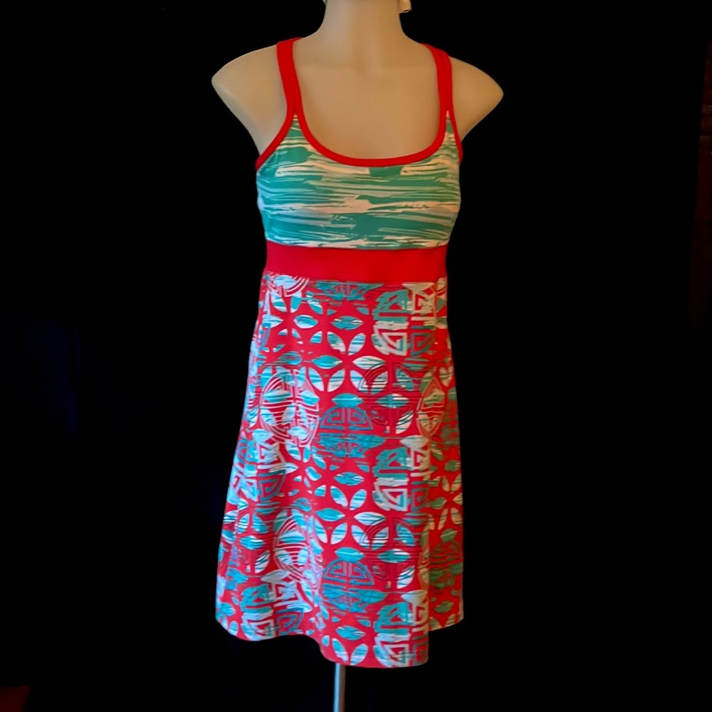 Stretchy Beach or Weekend Dress with criss-cross back straps